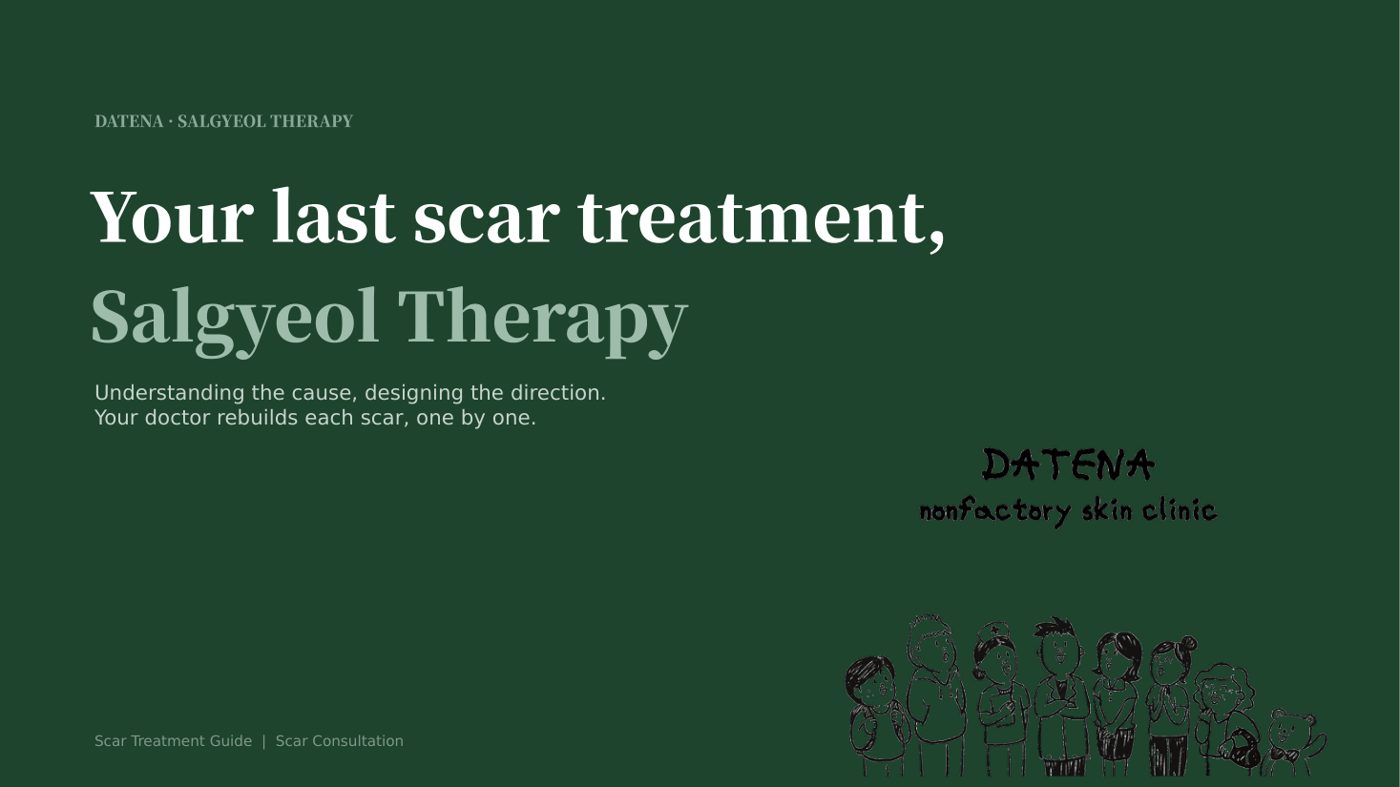 Salgyeol Therapy — Datena's signature Skin Therapy Program guide cover